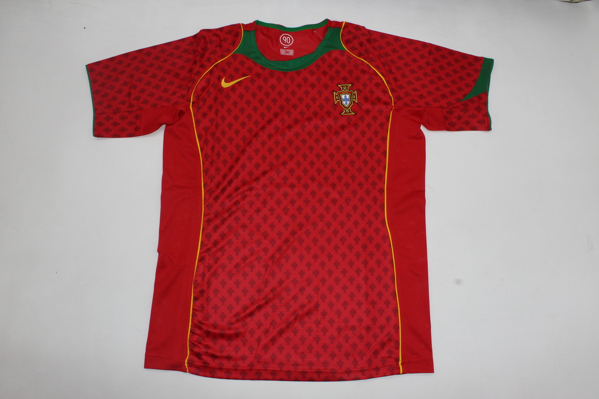 AAA Quality Portugal 2004 Home Soccer Jersey